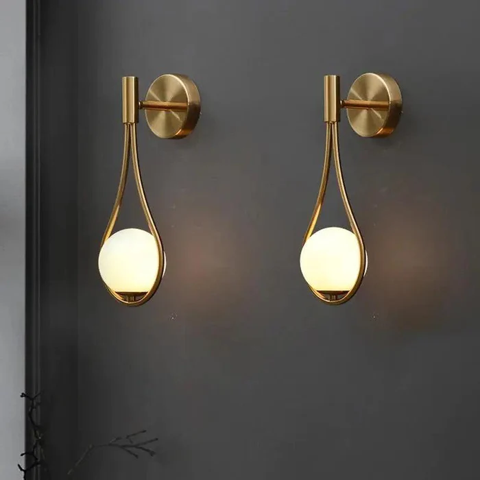 Elegante lampada da parete nordica moderna