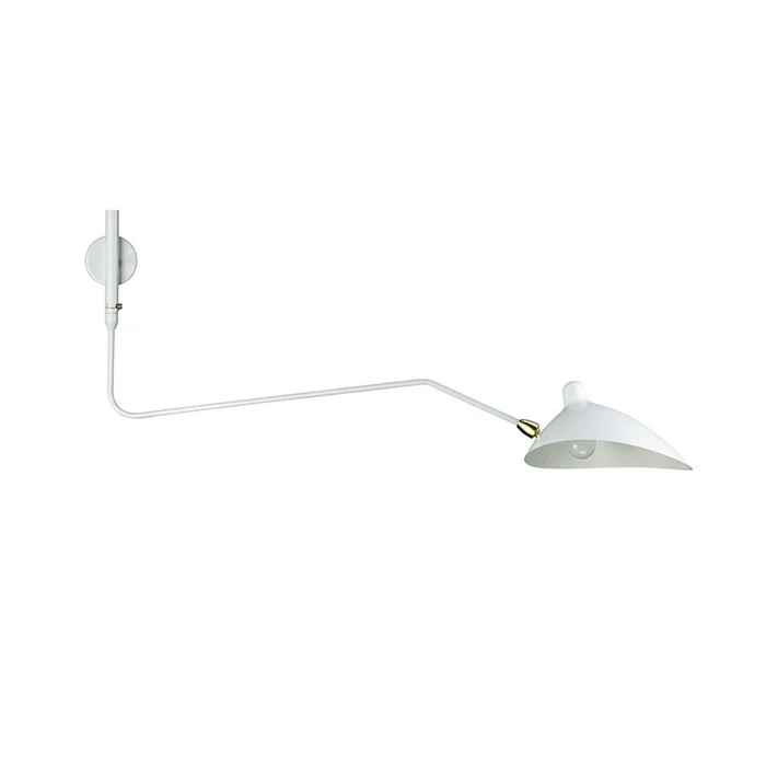 Elegante lampada da parete a doppia testa