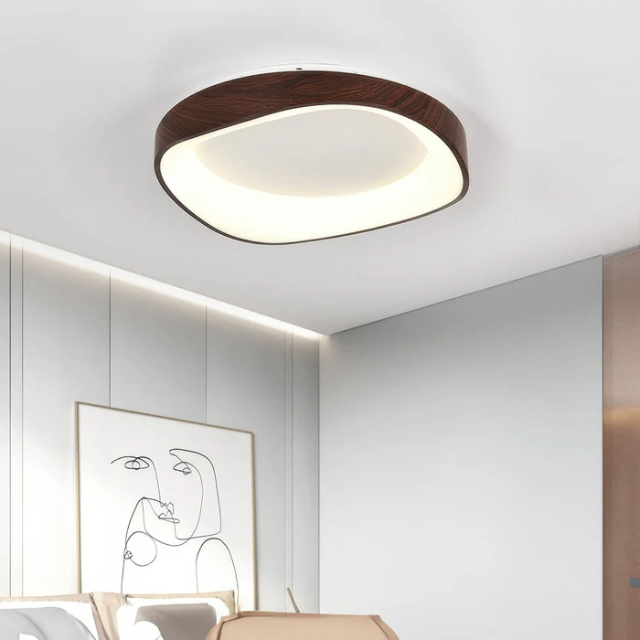 Nordic Wood Grain Ceiling Light