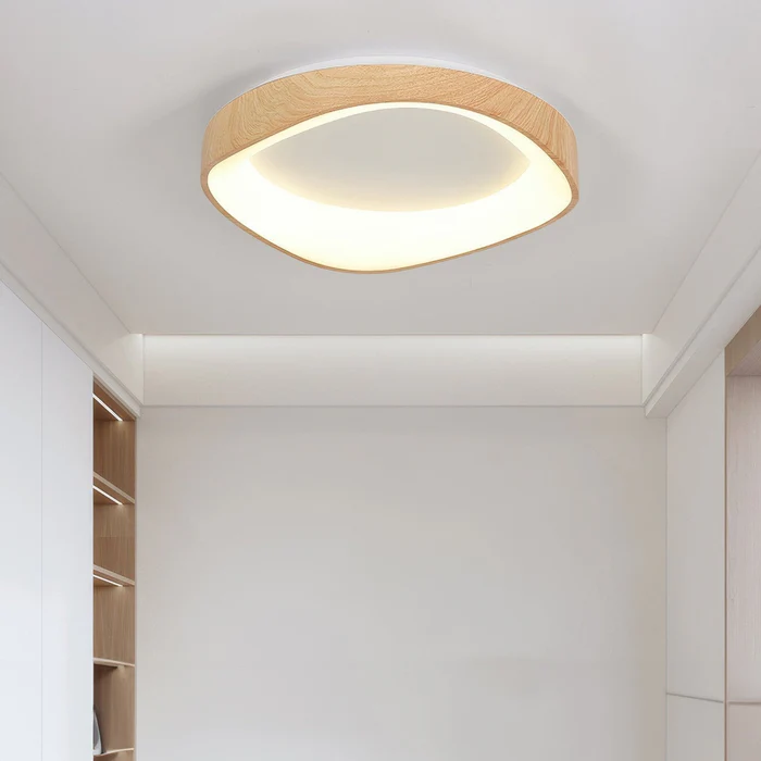 Nordic Wood Grain Ceiling Light