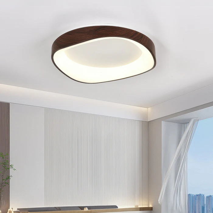Nordic Wood Grain Ceiling Light