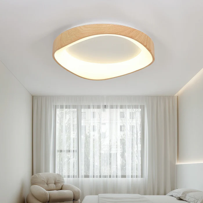 Nordic Wood Grain Ceiling Light