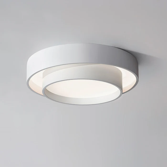 Modern Double Round Ceiling Light