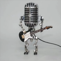 Robotlampe med guitar