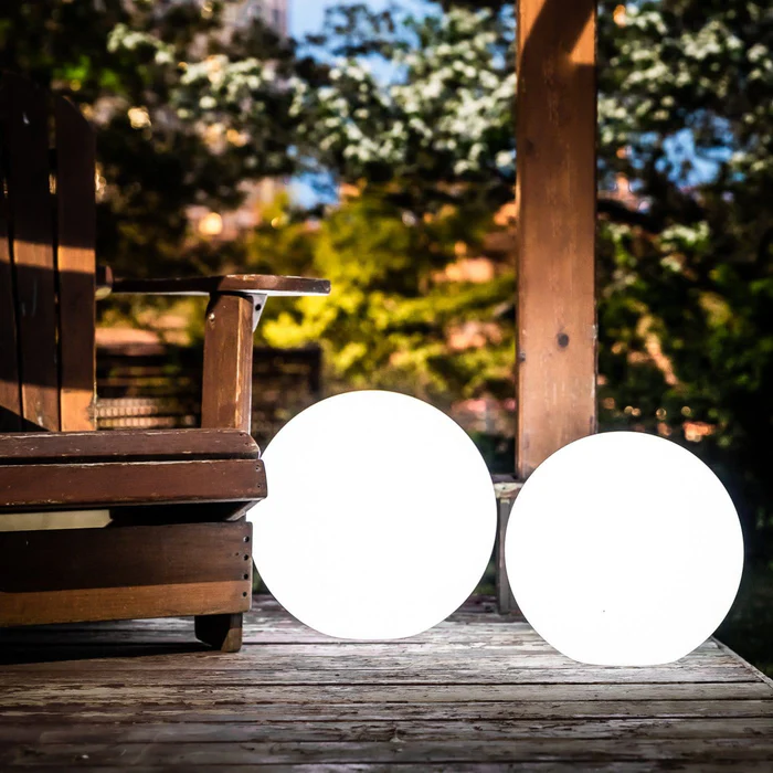 Solar Sphere Glow Garden Light