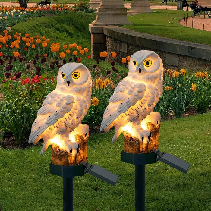 Creative Solar Owl Lamp