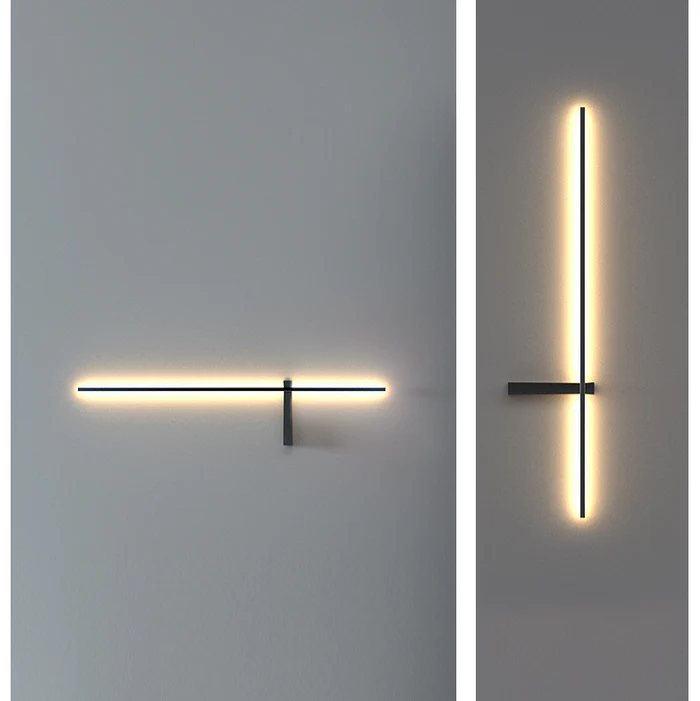 Moderna lampada da parete per esterni