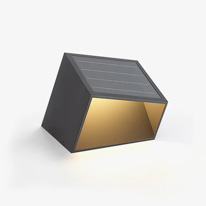 Modern Cube Solar Garden Light