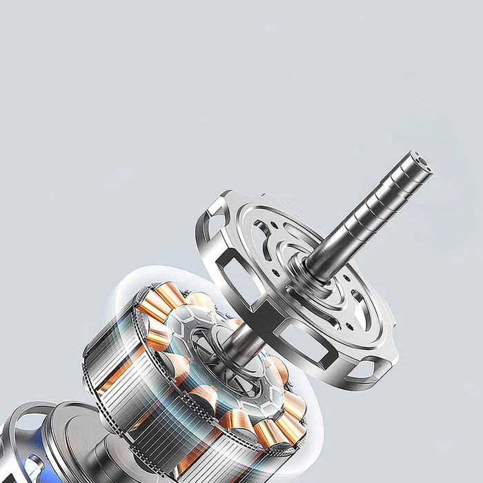 Hvid Simple Flush Loftsventilator med LED-lys