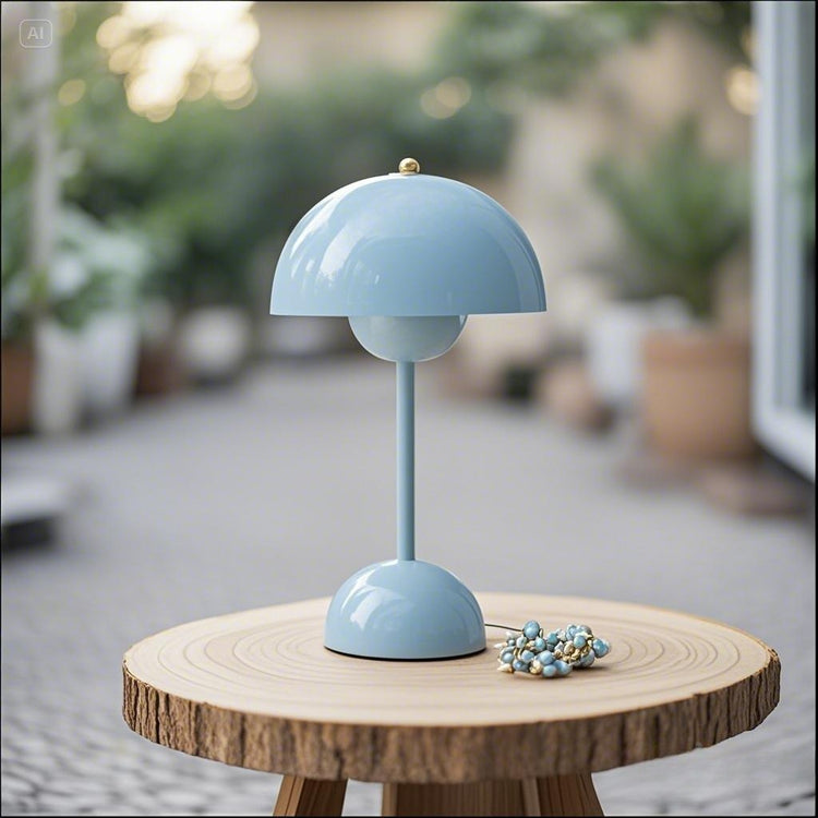 Glarefusion Moderne Dekoration Svampe Bordlampe