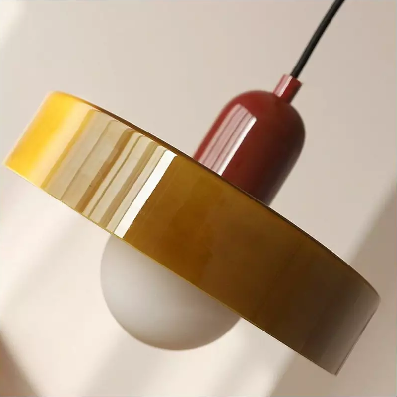 Glarefusion Moderne Bauhaus Glas LED Pendel