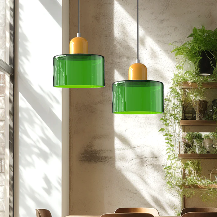 Lustre cylindrique simple et moderne Glarefusion