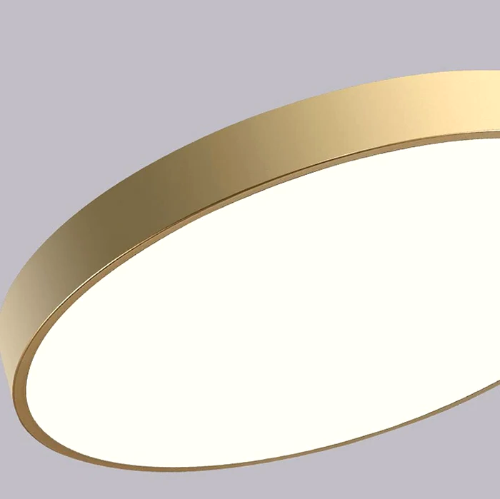 Plafoniera a LED rotonda semplice e moderna Glarefusion