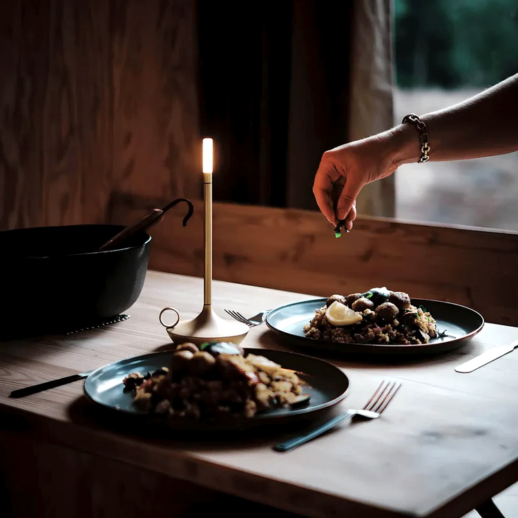 Glarefusion Nordic Modern Creative Lysestage Bordlampe