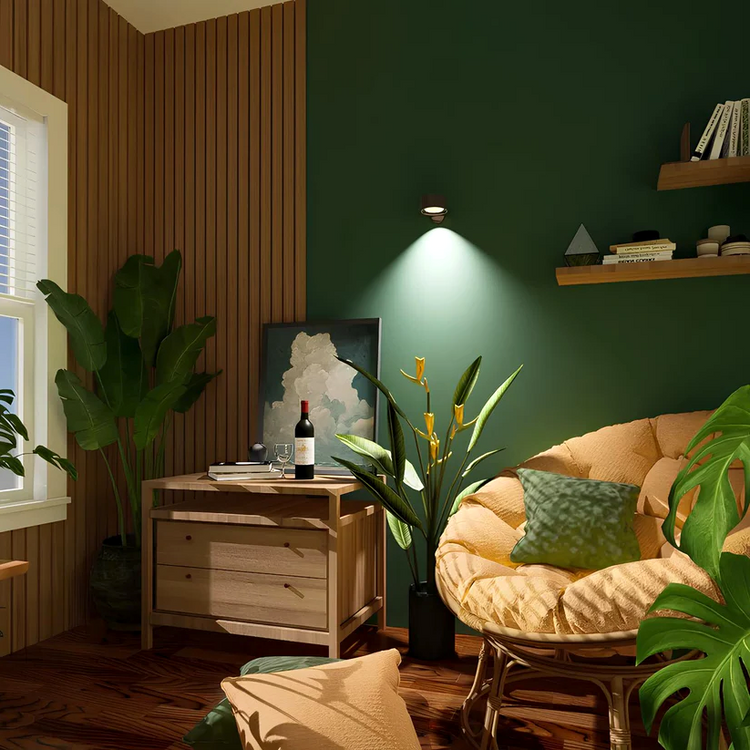 Glarefusion Modern 360° roterbar LED-væglampe