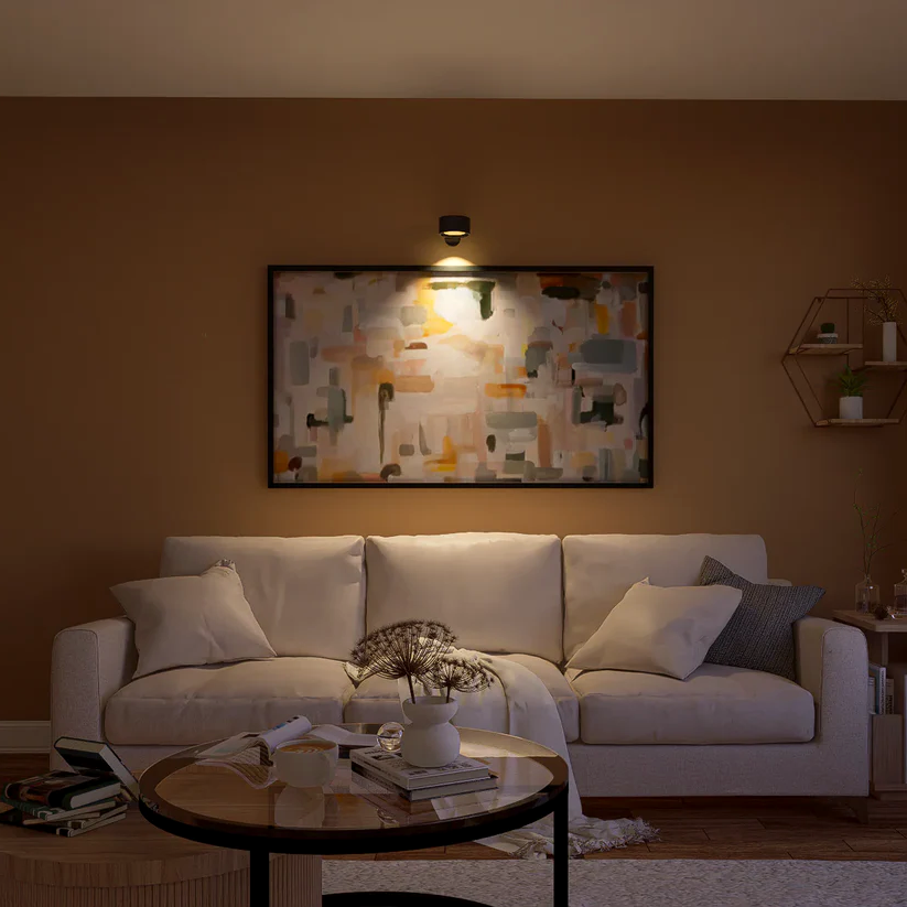 Glarefusion Moderna lampada da parete a LED ruotabile a 360°