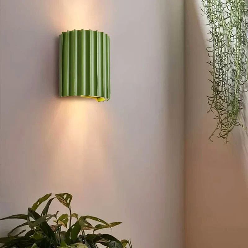 Lampada da parete moderna Macaron Glarefusion