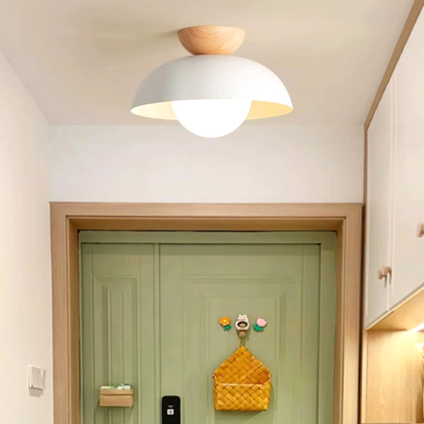 Glarefusion Modern Simple Semi-Flush Mount Ceiling Light