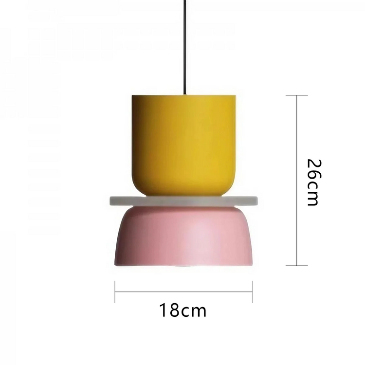 Glarefusion Nordic Simple Macaron Akryl lysekrone