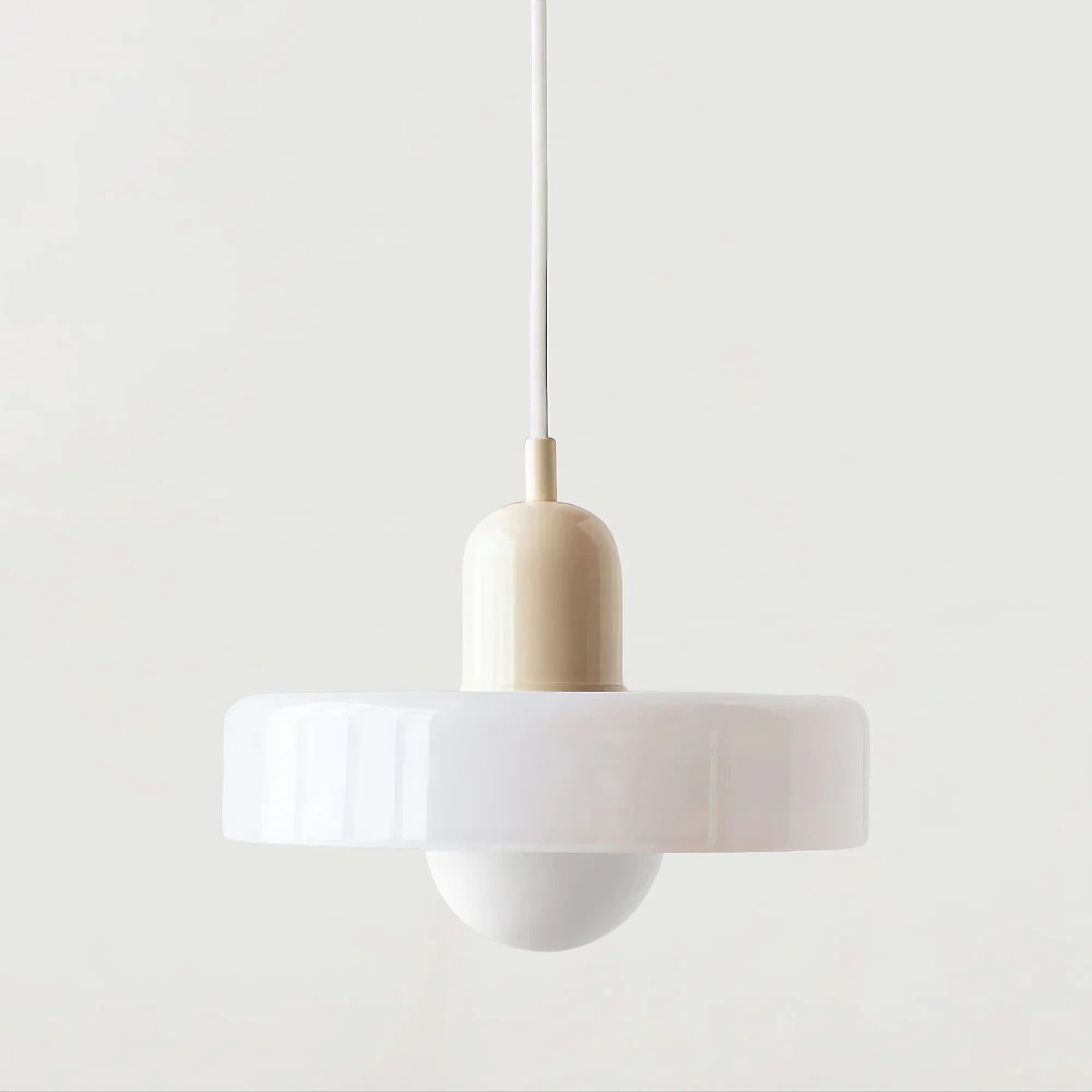 Glarefusion Moderne Bauhaus Glas LED Pendel