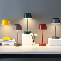 Modern Simple Sleek Metal Table Lamp
