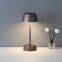 Modern Simple Sleek Metal Table Lamp