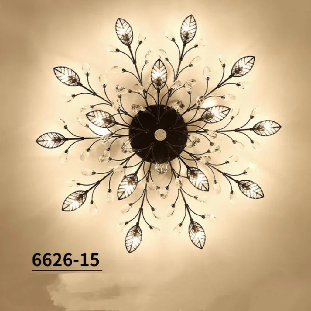 Lampadario a soffitto in cristallo moderno nordico