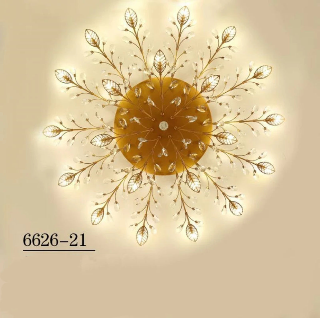 Lampadario a soffitto in cristallo moderno nordico