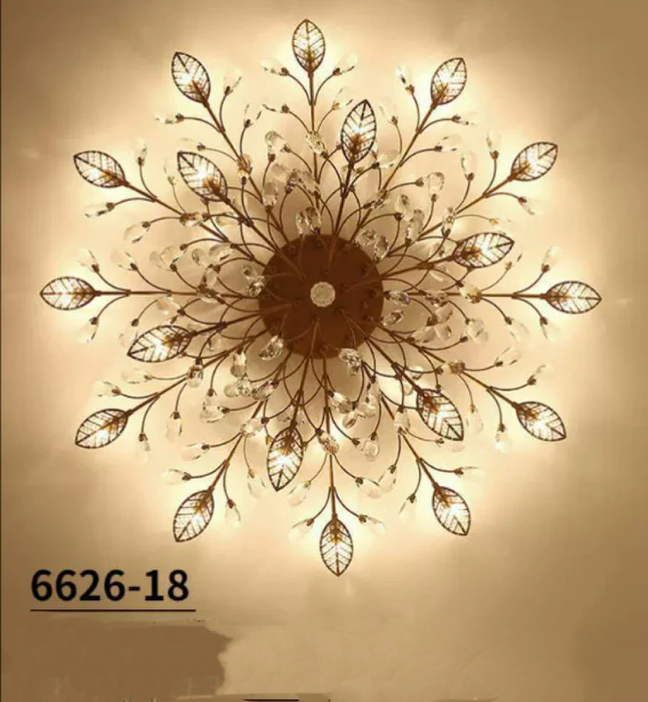 Lampadario a soffitto in cristallo moderno nordico