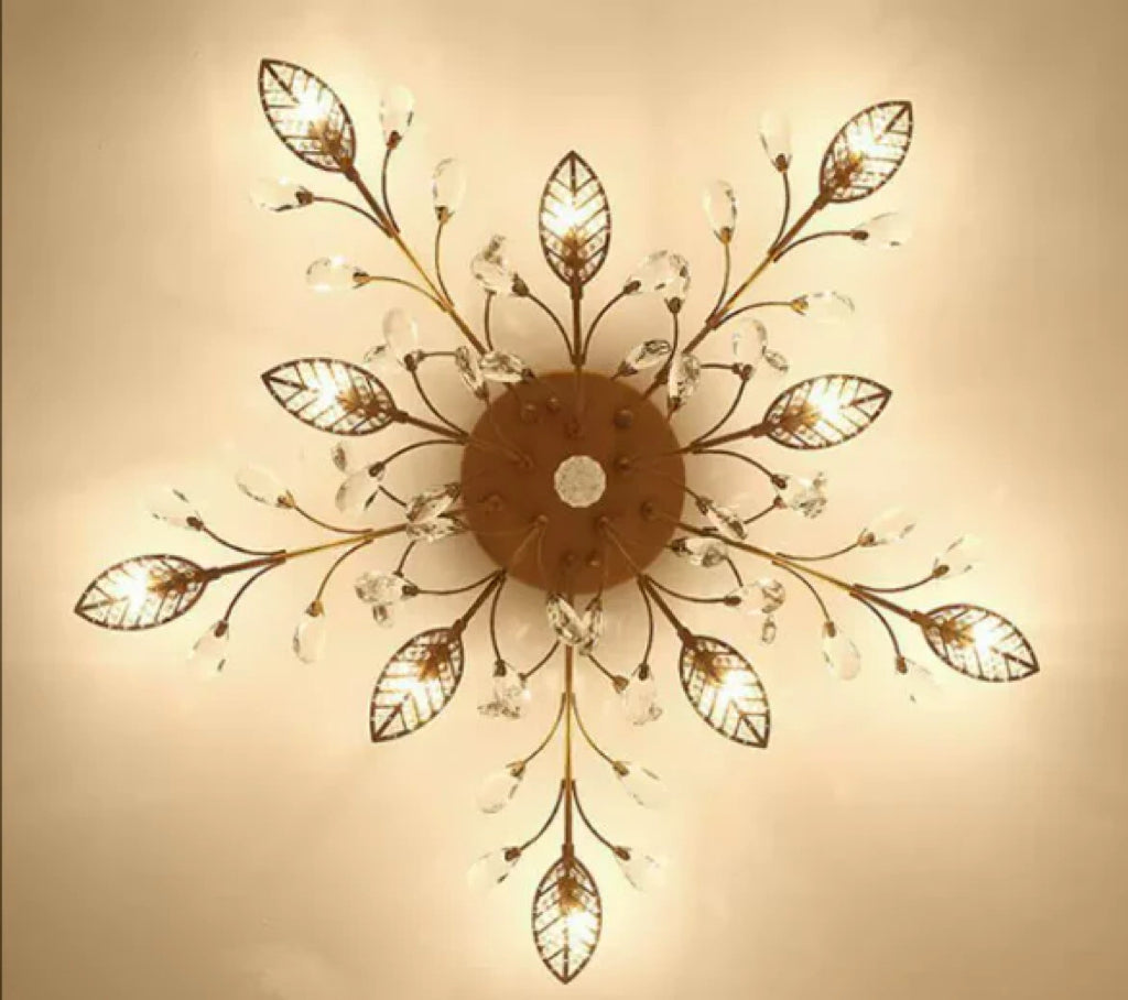 Lampadario a soffitto in cristallo moderno nordico