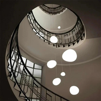 Nordic Art Deco Wohnzimmerkieselpendelleuchte