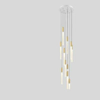Moderne lange Rohrzylindrische Suspension Anhänger Licht