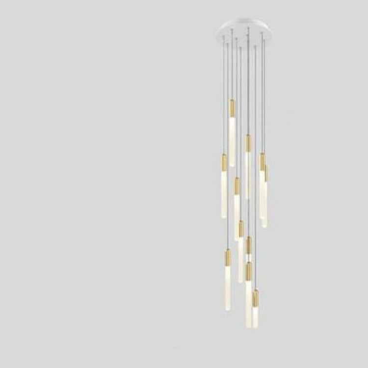 Modern Long Tube Cylindrical Suspension Pendant Light