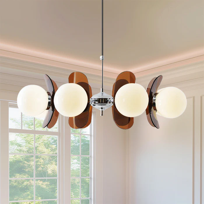 Zen-Style Bauhaus Retro Restaurant Chandelier