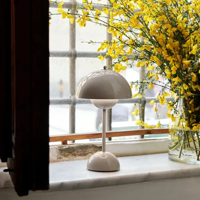 Glarefusion Moderne Dekoration Svampe Bordlampe