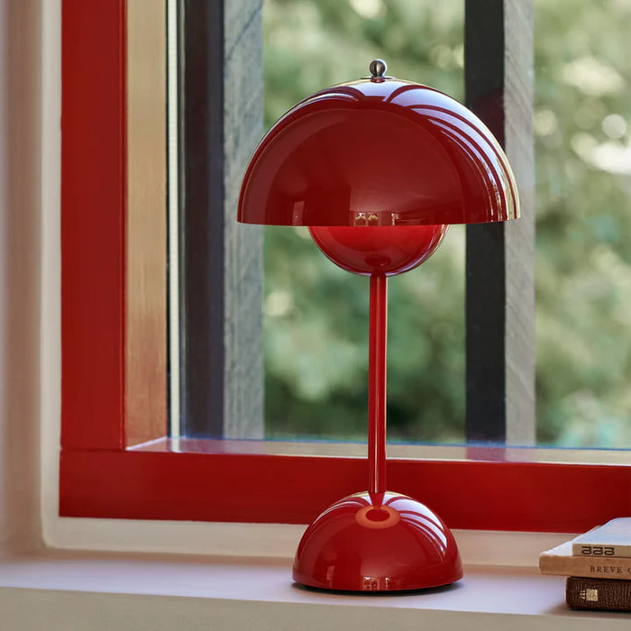 Glarefusion moderne dekoration svamp bordlampe