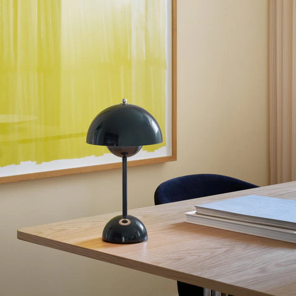Glarefusion moderne dekoration svamp bordlampe
