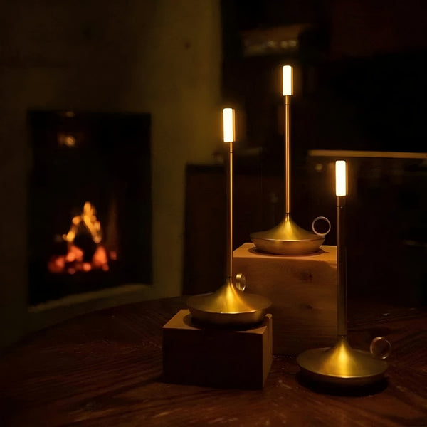 Glarefusion Nordic Modern Creative Candlestick Table Lamp