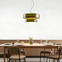 Plafonnier créatif en vitrail Glarefusion