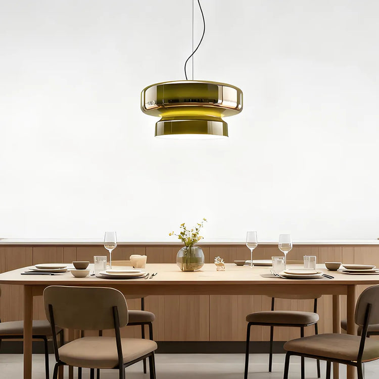 Plafonnier créatif en vitrail Glarefusion