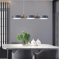Nordic Modern Metal Cylinder Pendant Light