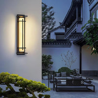 Luce da parete esterna urbana quadrata