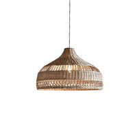 Coastal Weave Dome Pendant Light