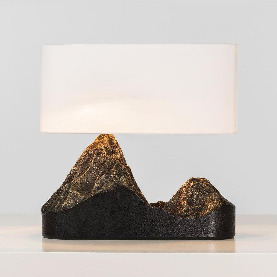 Stylish Stone Resin Table Lamp