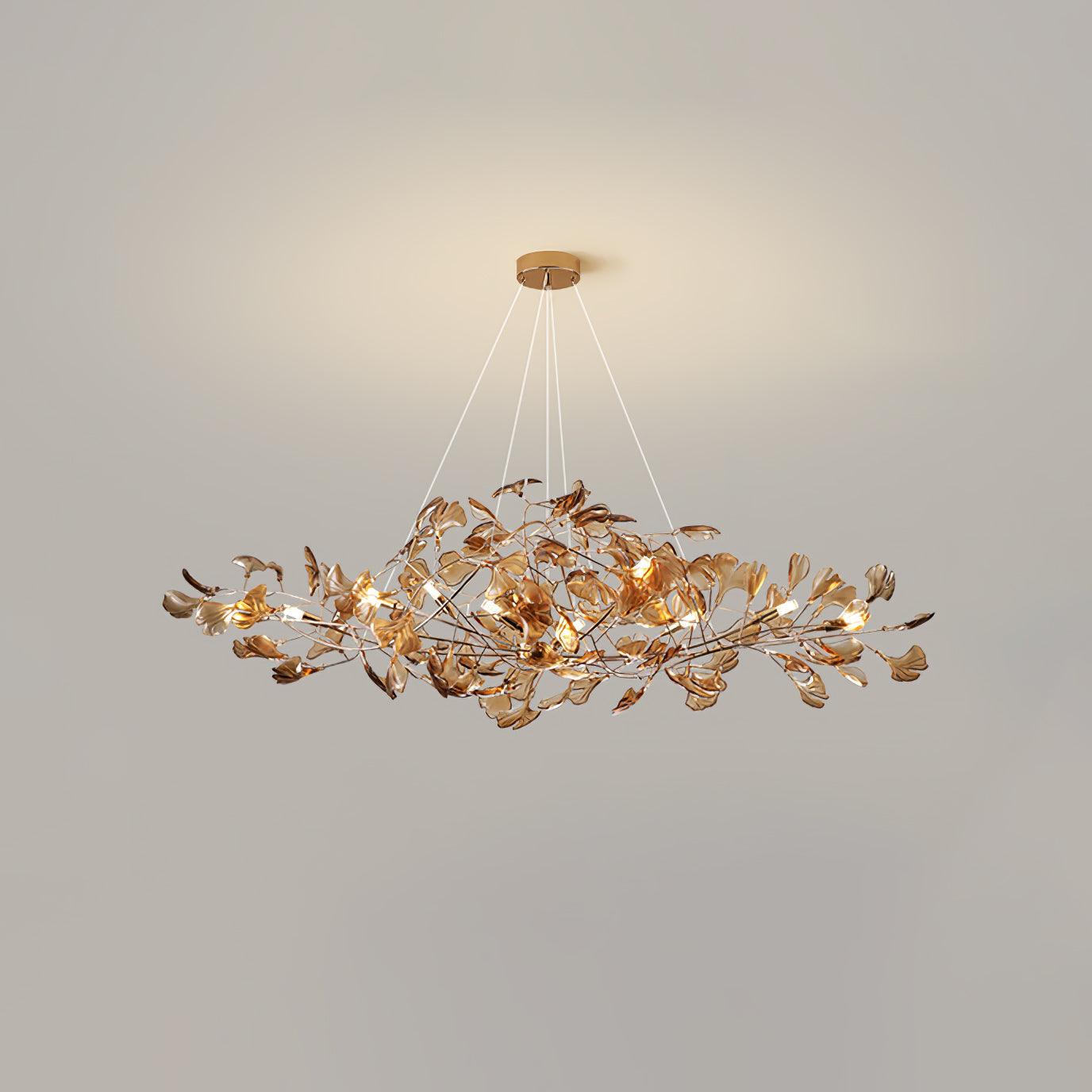 Lampadario in acrilico Auraleaf