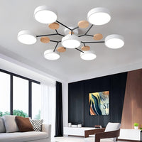 Plafonnier LED circulaire moderne nordique en acrylique