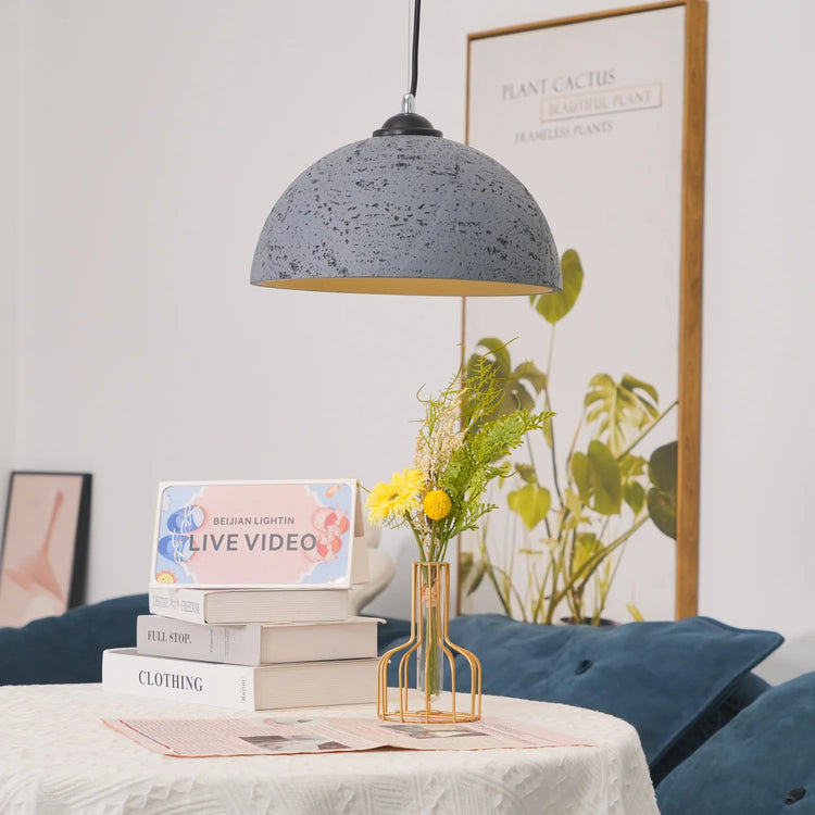 Modern Dome Resin Pendant Light