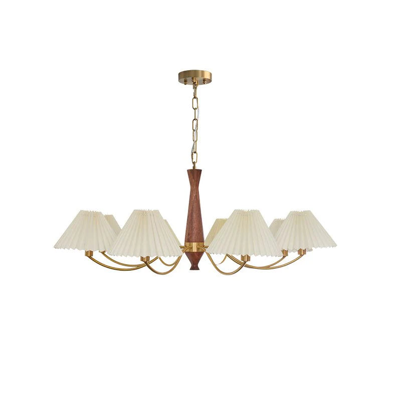 Lampadario Eleganza Plissettato