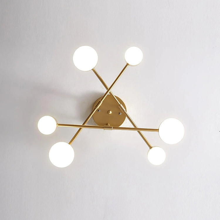 Novel Geometric Metal Ceiling Light