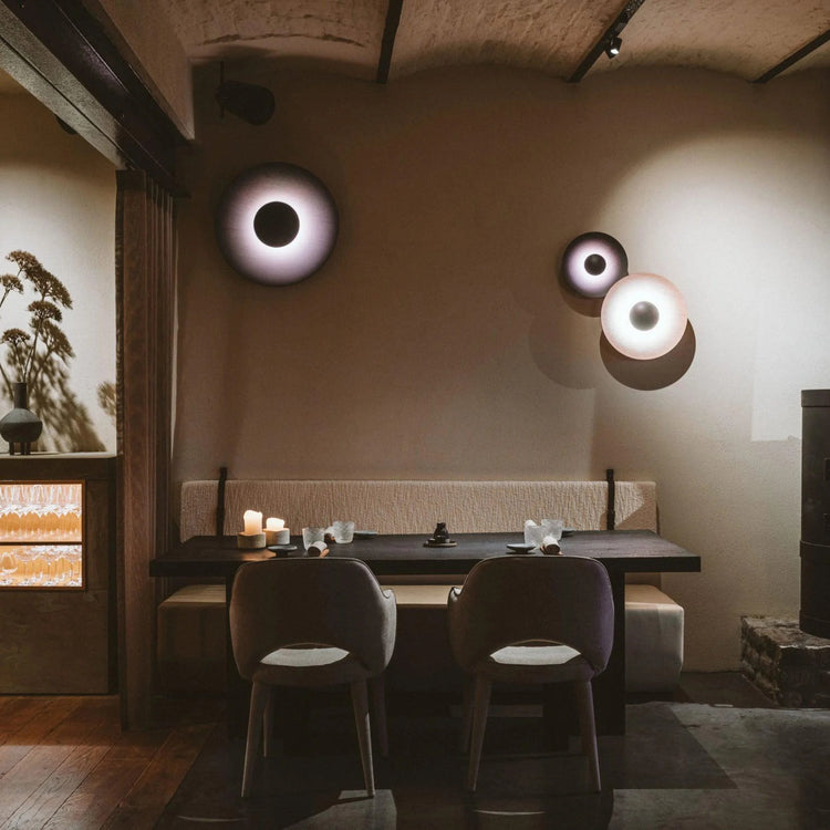 Moderne Disc-lignende Ironwork Wall Light